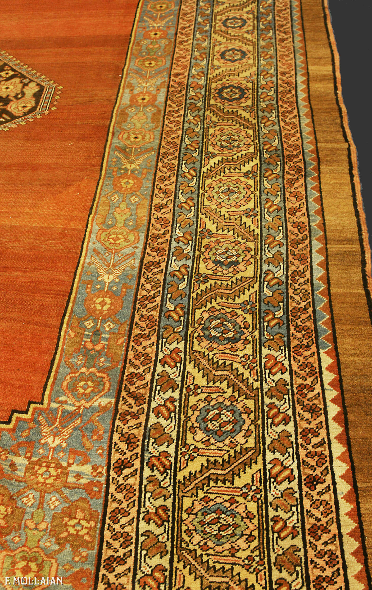 Antique Persian Bakshaish Carpet n°:55863081